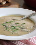 Суп-пюре из шампиньонов