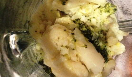 суп-пюре из цветной капусты, фенхеля и брокколи