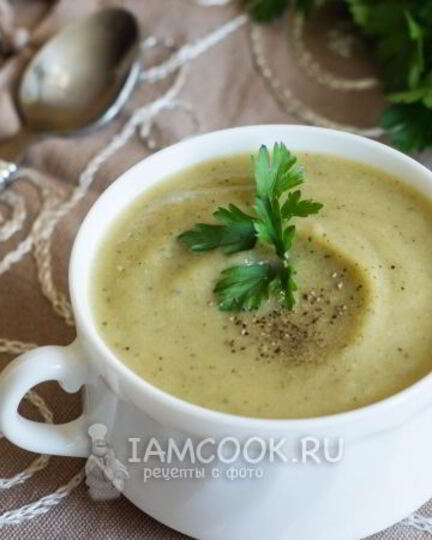 Рецепт супа-пюре из цветной капусты и кабачков