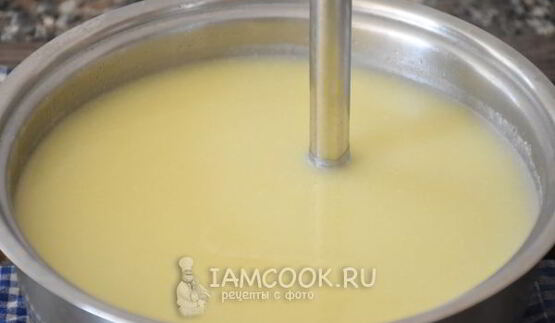 суп-пюре из цветной капусты и картофеля