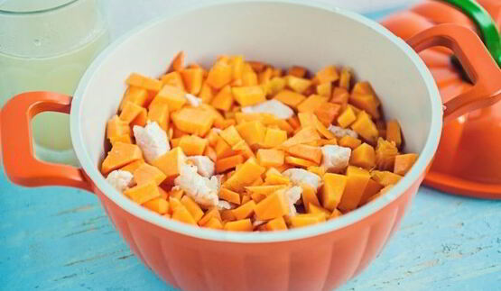 суп-пюре из тыквы с беконом