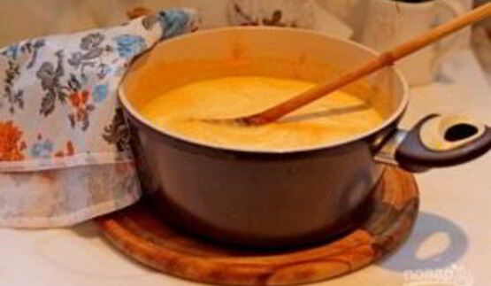 суп-пюре из тыквы с фрикадельками