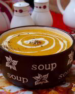 Суп-пюре из тыквы с сельдереем