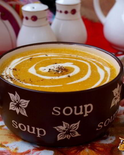 Рецепт супа-пюре из тыквы с сельдереем