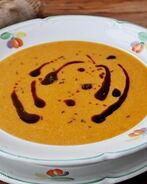Суп-пюре из запеченной тыквы