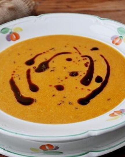Рецепт супа-пюре из запеченной тыквы
