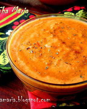 Суп-пюре из запеченных овощей