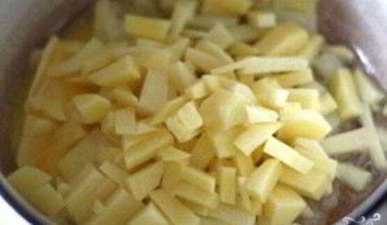 суп-пюре из зеленого лука