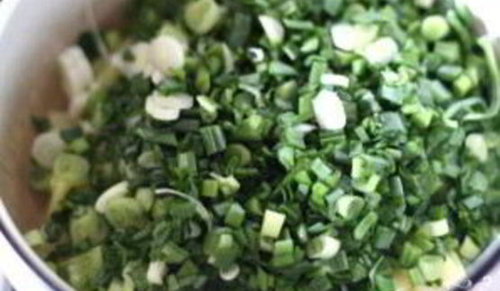 суп-пюре из зеленого лука