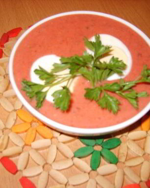 Суп-пюре овощной с тыквой и яблоками