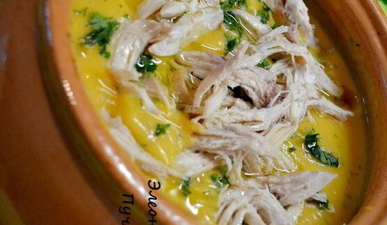 суп-пюре в горшочке