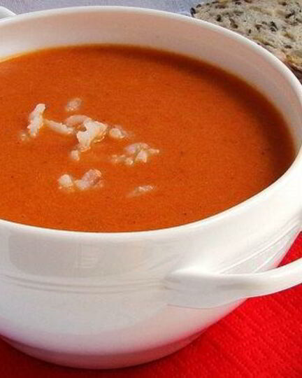 Рецепт томатного супа пюре с рисом