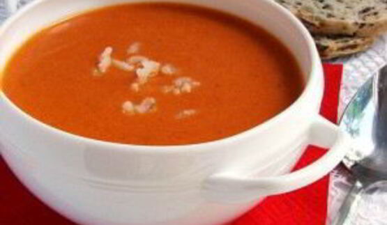 томатный суп пюре с рисом