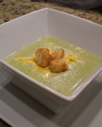 Рецепт супа с брокколи и сыром по-быстрому