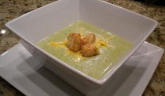 суп с брокколи и сыром по-быстрому