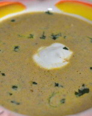 Суп с печенью трески