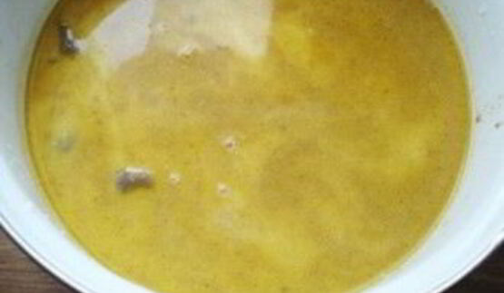 суп с печенью трески