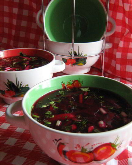 Рецепт свекольника холодного