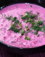 Свекольник на кефире