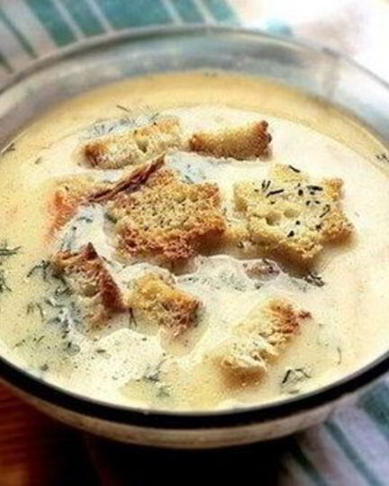 Рецепт французского сырного супа с курицей