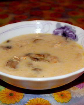 Куриный сырный суп