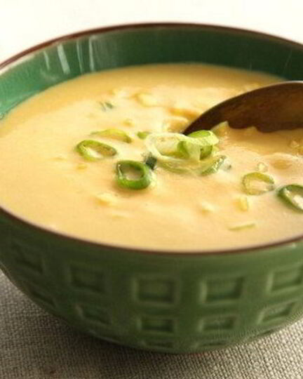 Рецепт легкого сырно-кукурузный суп