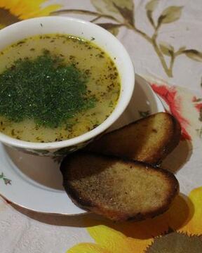 Легкий сырный супчик