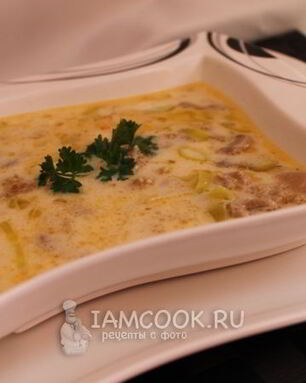 Немецкий сырный суп K sesuppe