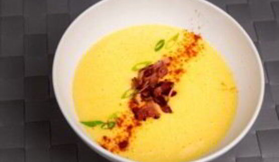 простой сырный суп