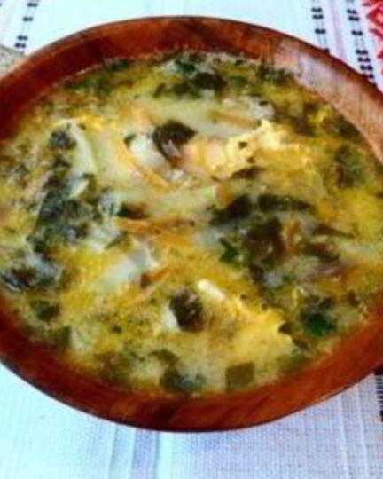 Рецепт сырно-щавелевого суп