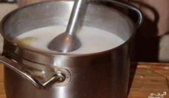 сырный суп с беконом