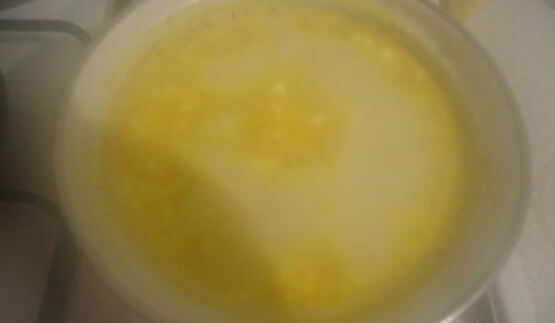 сырный суп с горошком