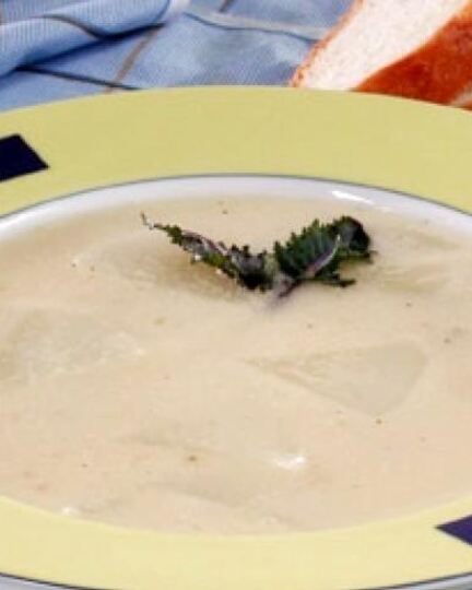 Рецепт сырного супа с кольраби
