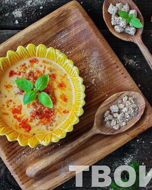 Сырный суп с курицей