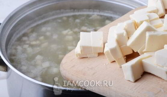 сырный суп с плавленным сыром