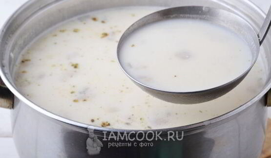 сырный суп с плавленным сыром