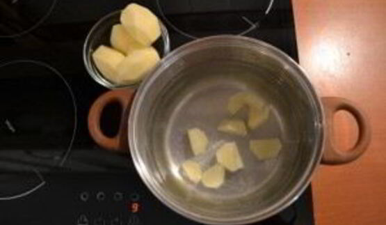 сырный суп с сосисками