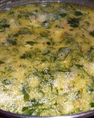 Сырный супчик Морской