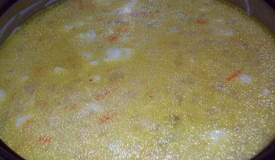 сырный супчик морской