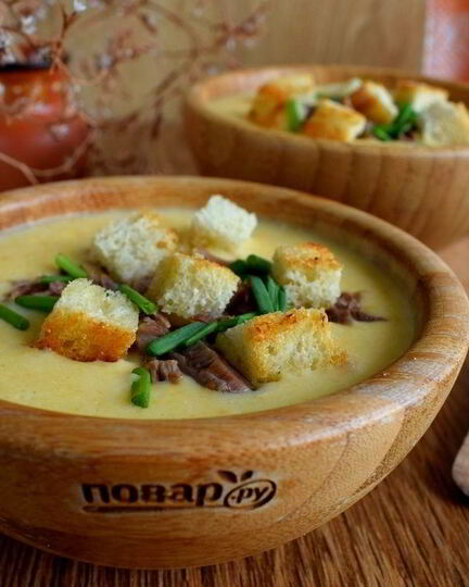 Рецепт сырного супчика