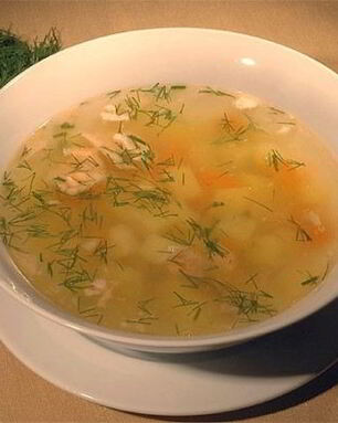 Уха из брюшек семги