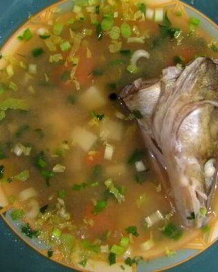 Рецепт ухи из головы и хвоста