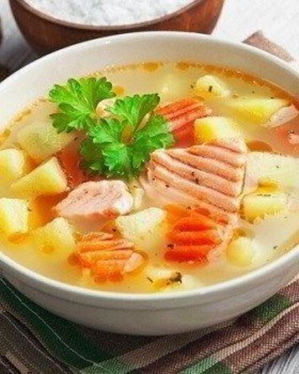 Рецепт ухи из красной рыбы