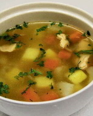 Уха из лосося в мультиварке