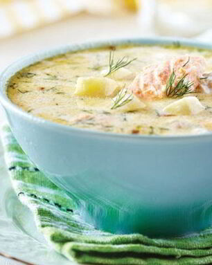 Уха из лосося