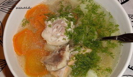 уха из щучьих голов с икрой