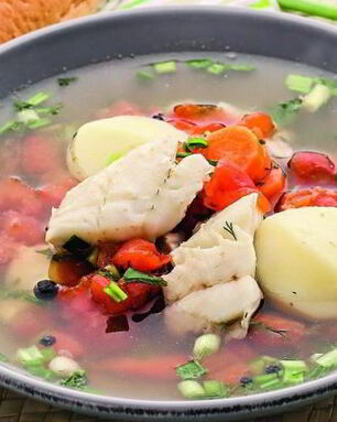 Уха классическая на костре