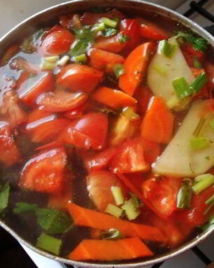 Уха с индейкой диетическая