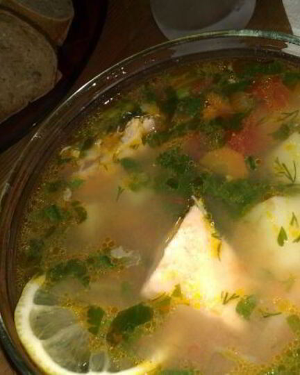 Рецепт ухи царской с семгой