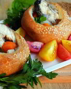 Уха в хлебном горшочке